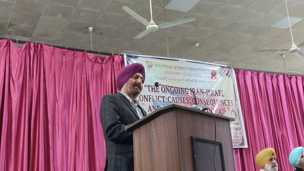 2026-03-20 Seminar on the causes of the Iran–Israel conflict - its consequences - and its impact on India